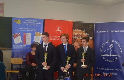 II miejsce dla Kamila Skomro z klasy 4F w Ogólnopolski Konkursie Matematyka w Technice dla Technika 6