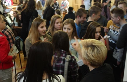 Przedstawiciele naszej szkoły uczestniczyli w Dniu Kariery dla młodzieży gimnazjalnej w Brzesku 22